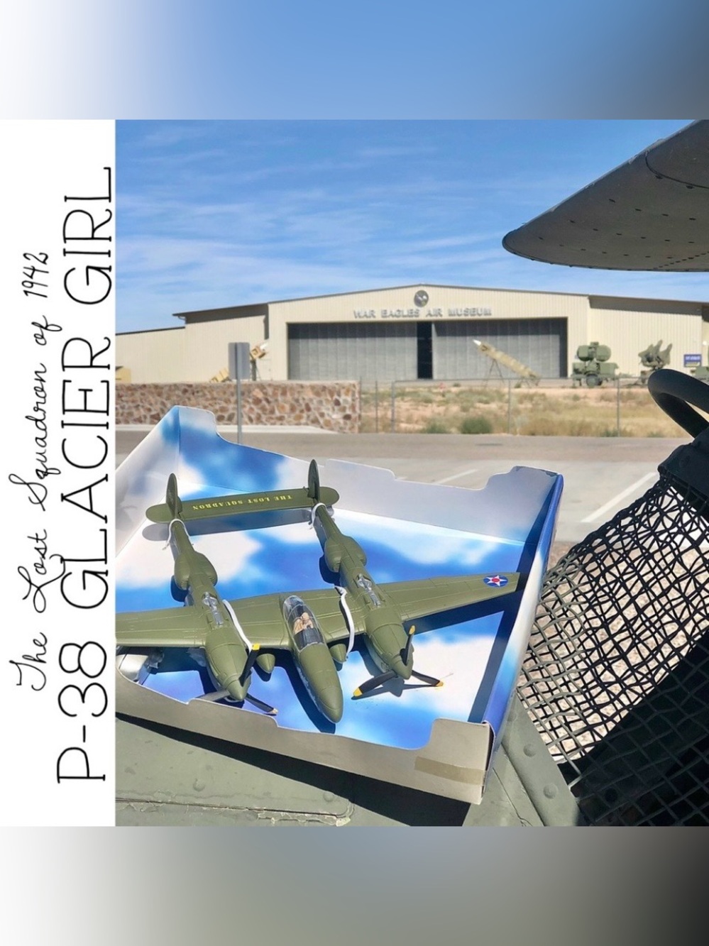P-38 ‘Glacier Girl’ The Lost Squadron Model Plane